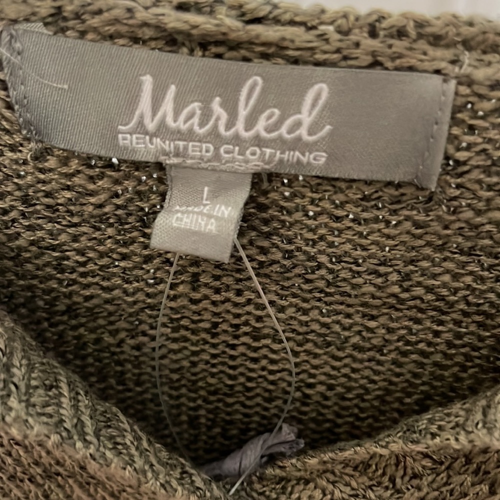 Marled Reunited Clothing hooded sweater. - Picture 3 of 9
